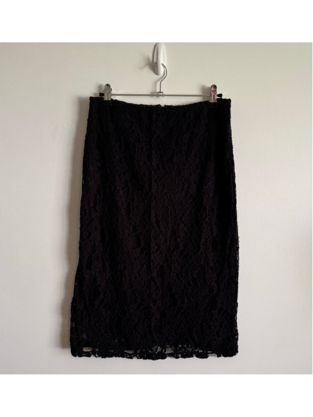 Women's Xhilaration Black Lace Pencil Skirt Size L